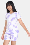 Zivame Girls Dreamverse Knit Cotton Loungewear Set - Pink Lavender — thumbnail 2
